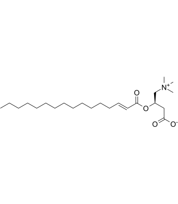 trans-2-Hexadecenoyl-L-carnitine Chemical Structure