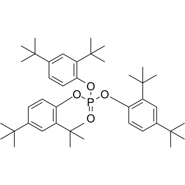 Tris(2,4-di-tert-butylphenyl)phosphate Chemical Structure