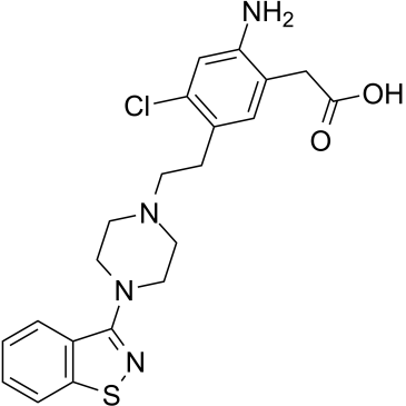 Ziprasidone amino acid Chemical Structure