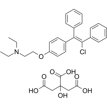 Zuclomiphene citrate Chemical Structure