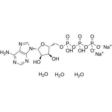 ATP disodium trihydrate Chemical Structure