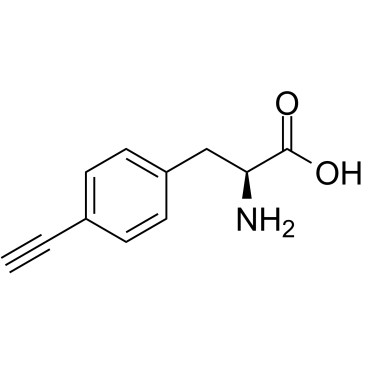 p-Ethynylphenylalanine Chemical Structure