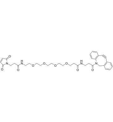 DBCO-PEG4-Maleimide Chemical Structure