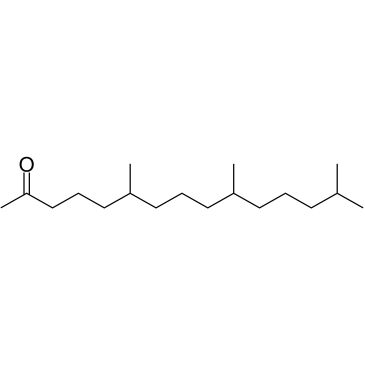 Hexahydrofarnesyl acetone Chemical Structure