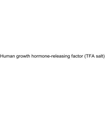 Human growth hormone-releasing factor TFA Chemical Structure