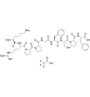 Lys-[Des-Arg9]Bradykinin TFA Chemical Structure