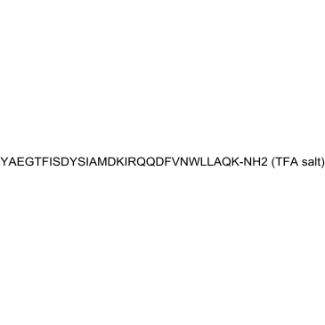 GIP (1-30) amide, porcine TFA Chemical Structure