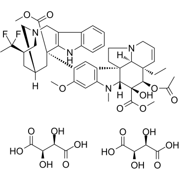 Vinflunine ditartrate Chemical Structure