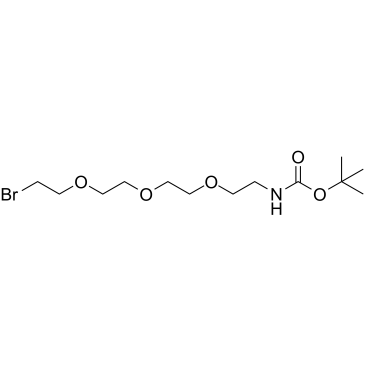 N-Boc-PEG4-bromide Chemical Structure