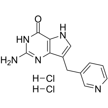 Peldesine dihydrochloride Chemical Structure
