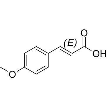 (E)-3-(4-Methoxyphenyl)acrylic acid Chemical Structure