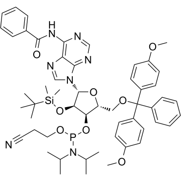 Bz-rA Phosphoramidite Chemical Structure