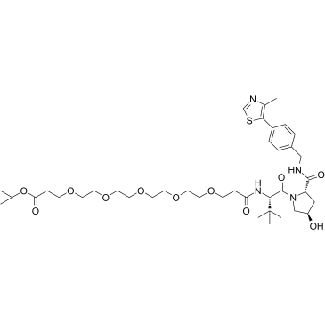 (S,R,S)-AHPC-PEG5-Boc Chemical Structure