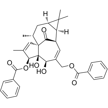 Ingenol 3,20-dibenzoate Chemical Structure