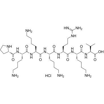 NLS (PKKKRKV) (hydrochloride) Chemical Structure