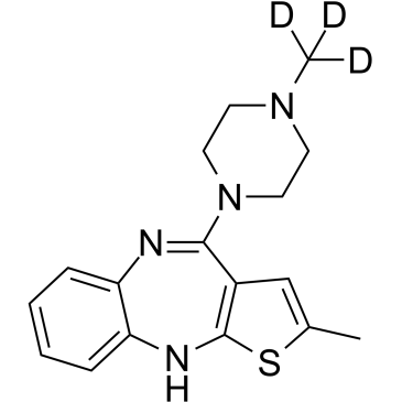 Olanzapine D3 Chemical Structure