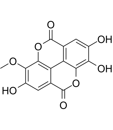 3-O-Methylellagic acid Chemical Structure
