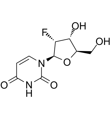 2'-Deoxy-2'-fluorouridine Chemical Structure