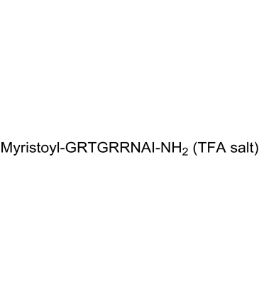 PKI 14-22 amide,myristoylated TFA Chemical Structure