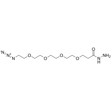 Azido-PEG4-hydrazide Chemical Structure