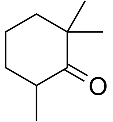 2,2,6-Trimethylcyclohexanone Chemical Structure