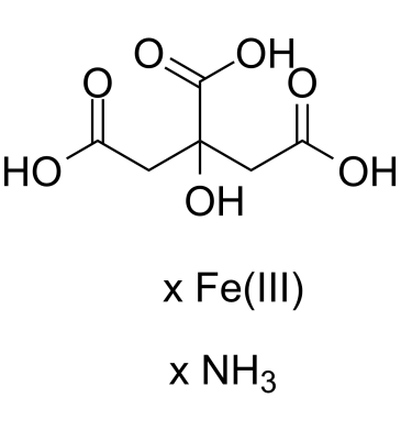Ammonium iron(III) citrate Chemical Structure