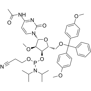 2'-OMe-Ac-C Phosphoramidite Chemical Structure