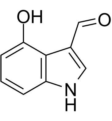 4-Hydroxy-1H-indole-3-carbaldehyde Chemical Structure