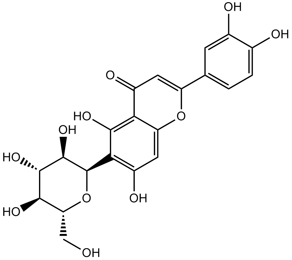 luteolin-6-C-glucoside Chemical Structure