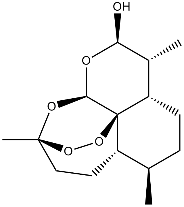 Dihydroartemisinin Chemical Structure
