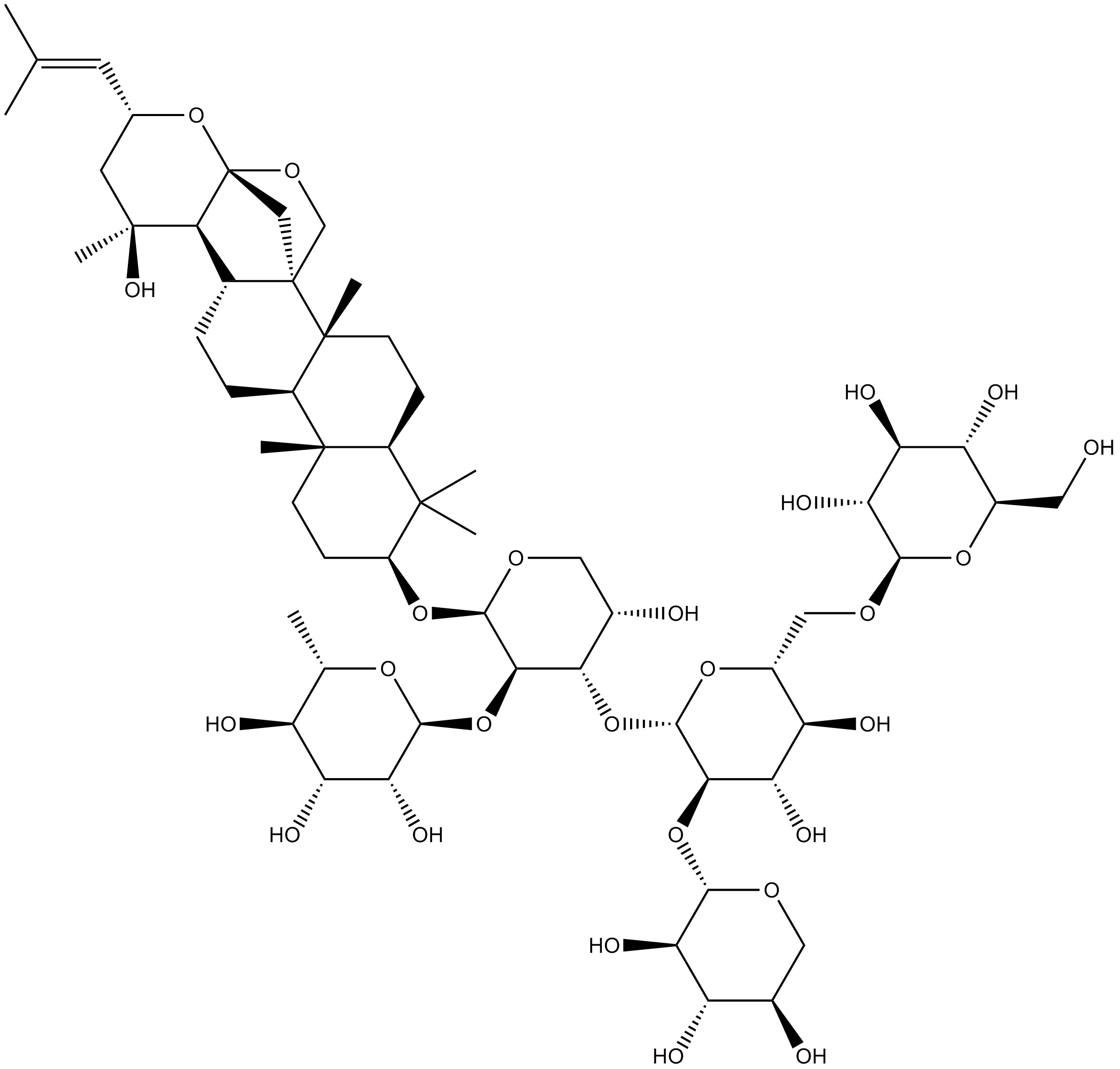 Jujuboside A Chemical Structure