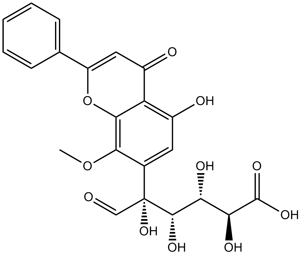 Wogonoside Chemical Structure