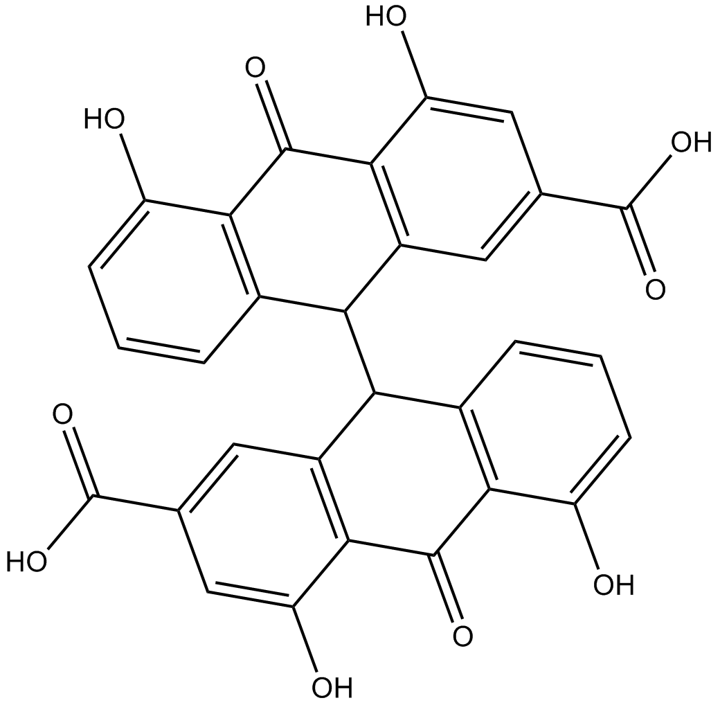 Sennidin A Chemical Structure
