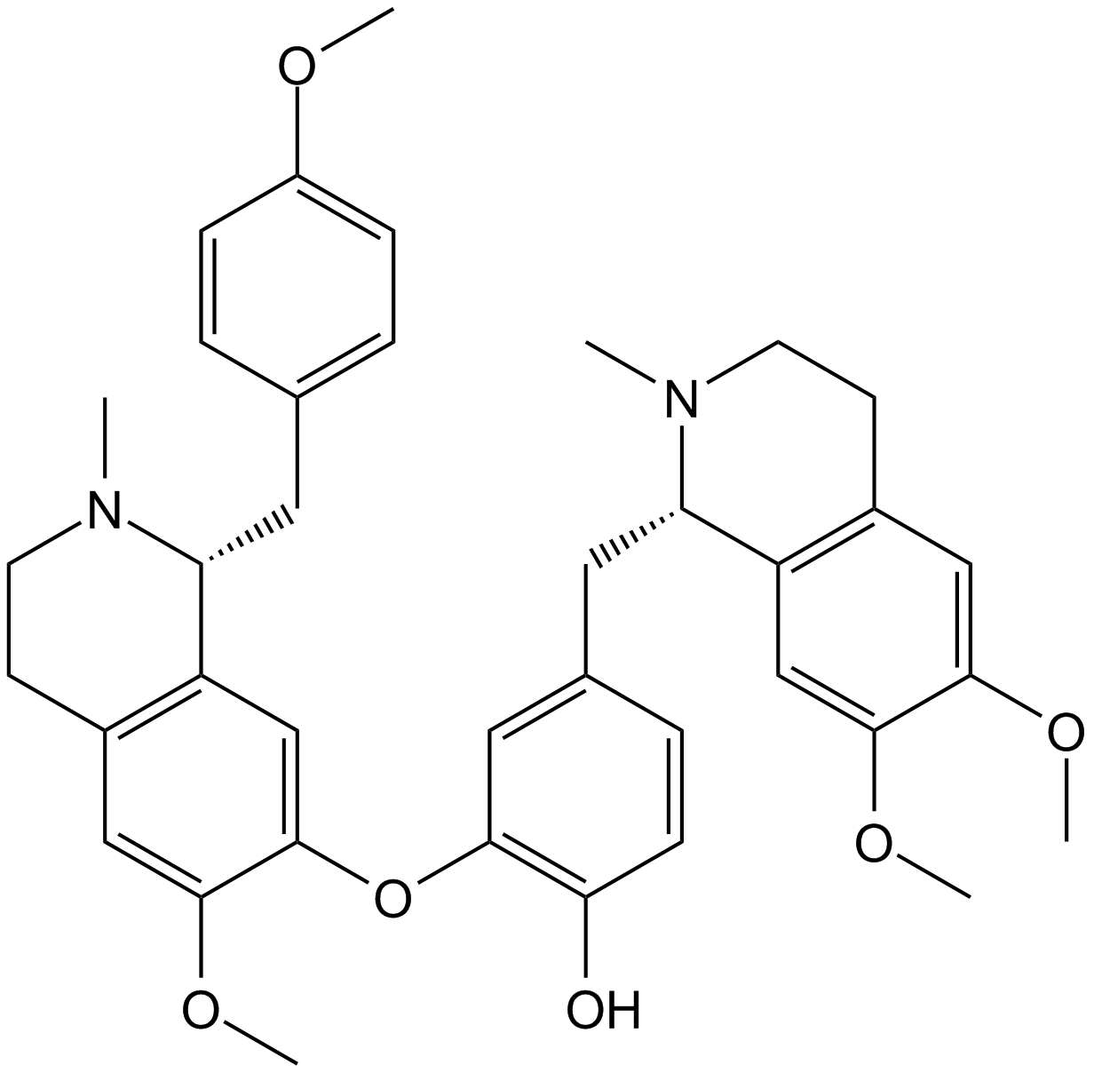 Neferine Chemical Structure