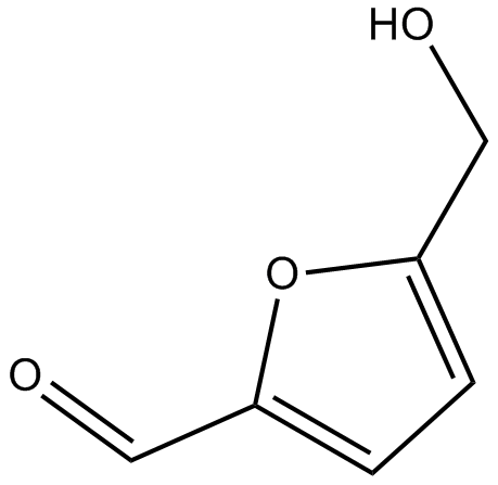 5-hydroxymethyl-2-furaldehyde Chemical Structure