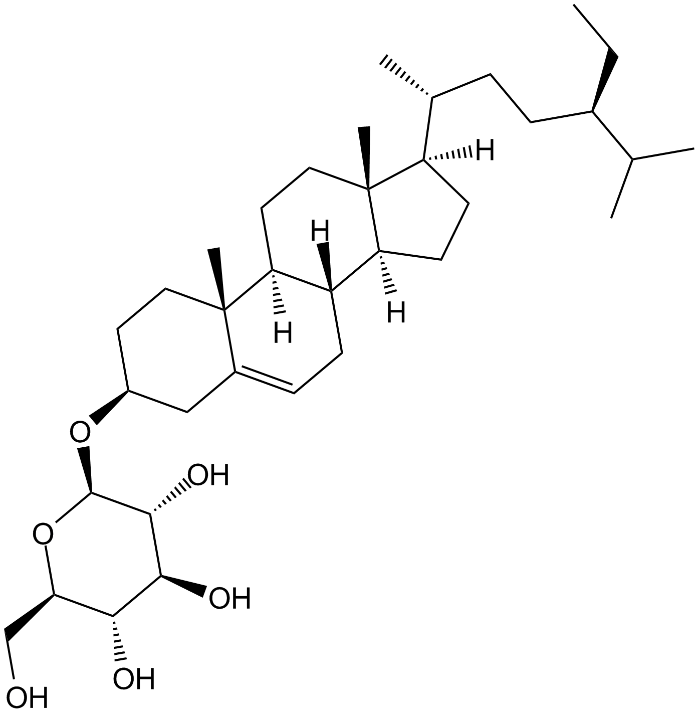 Daucosterol Chemical Structure