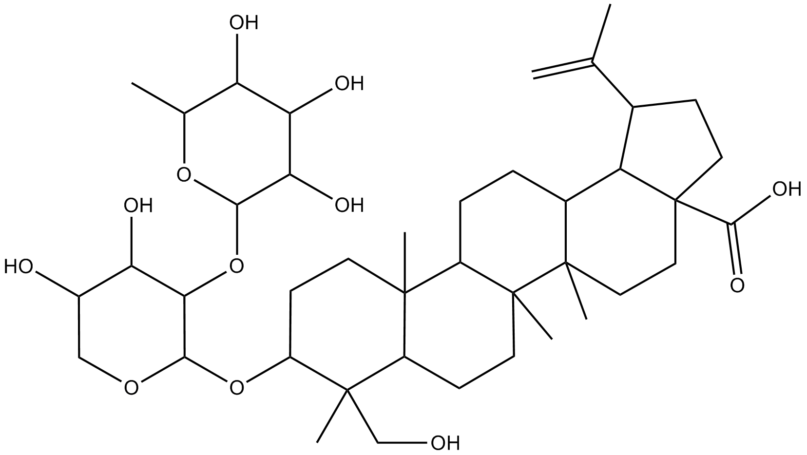 Anemoside A3 Chemical Structure