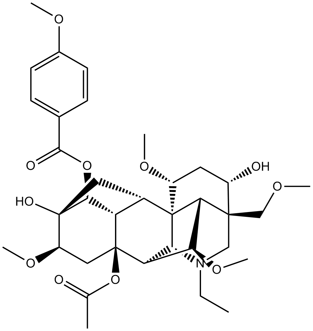 Yunaconitine Chemical Structure