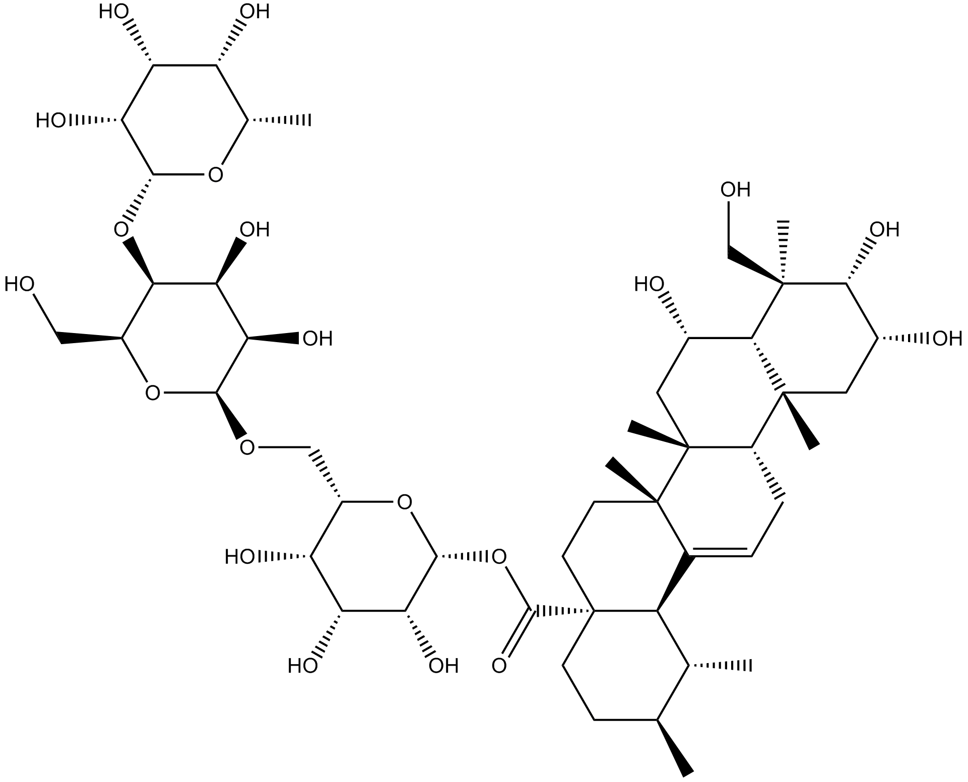 Madecassoside Chemical Structure