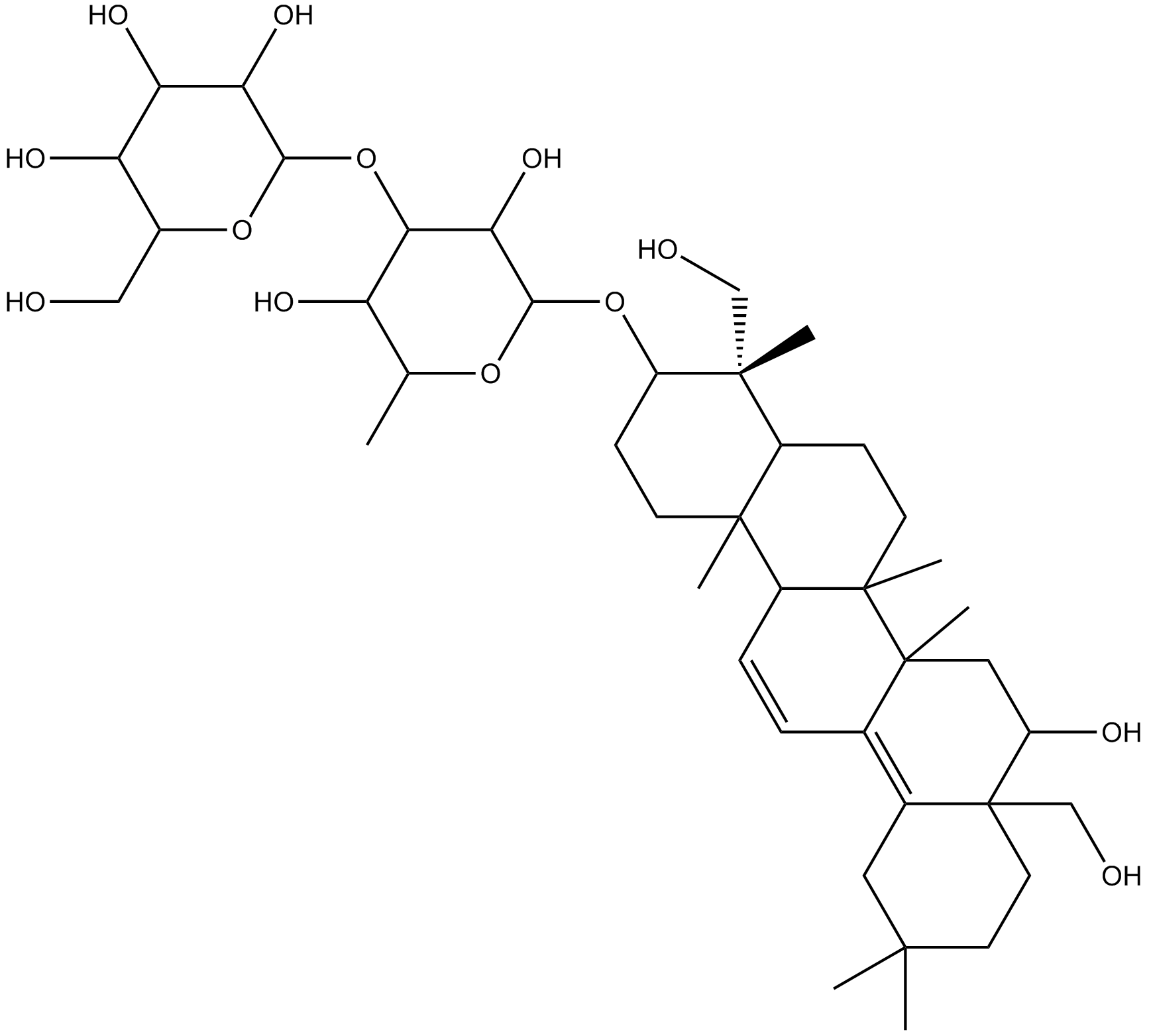 Saikosaponin B2 Chemical Structure