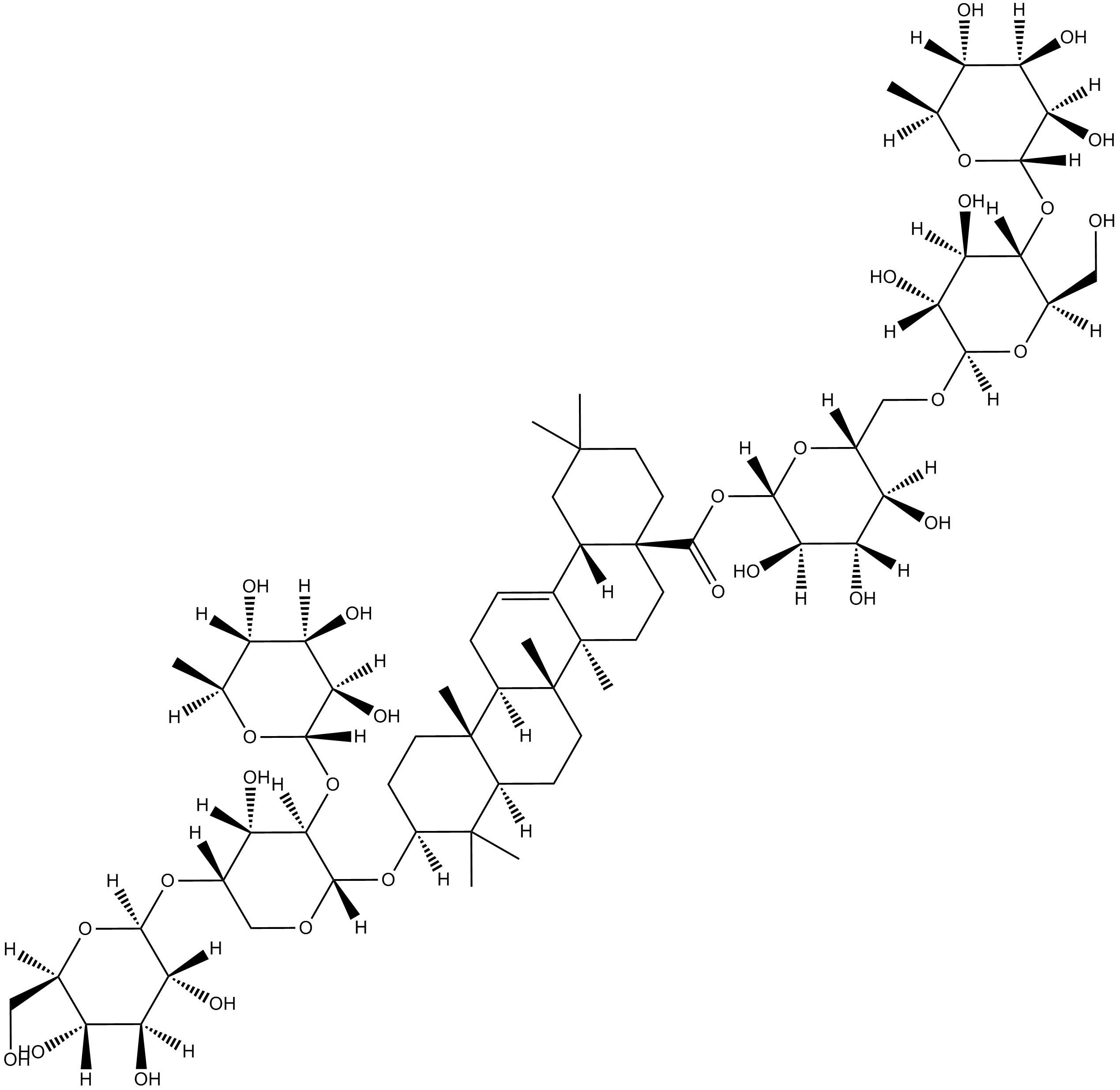 Raddeanoside R8 Chemical Structure