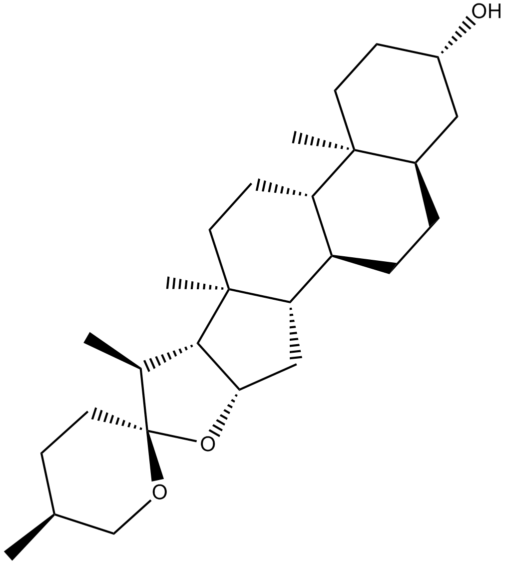 Sarsasapogenin Chemical Structure