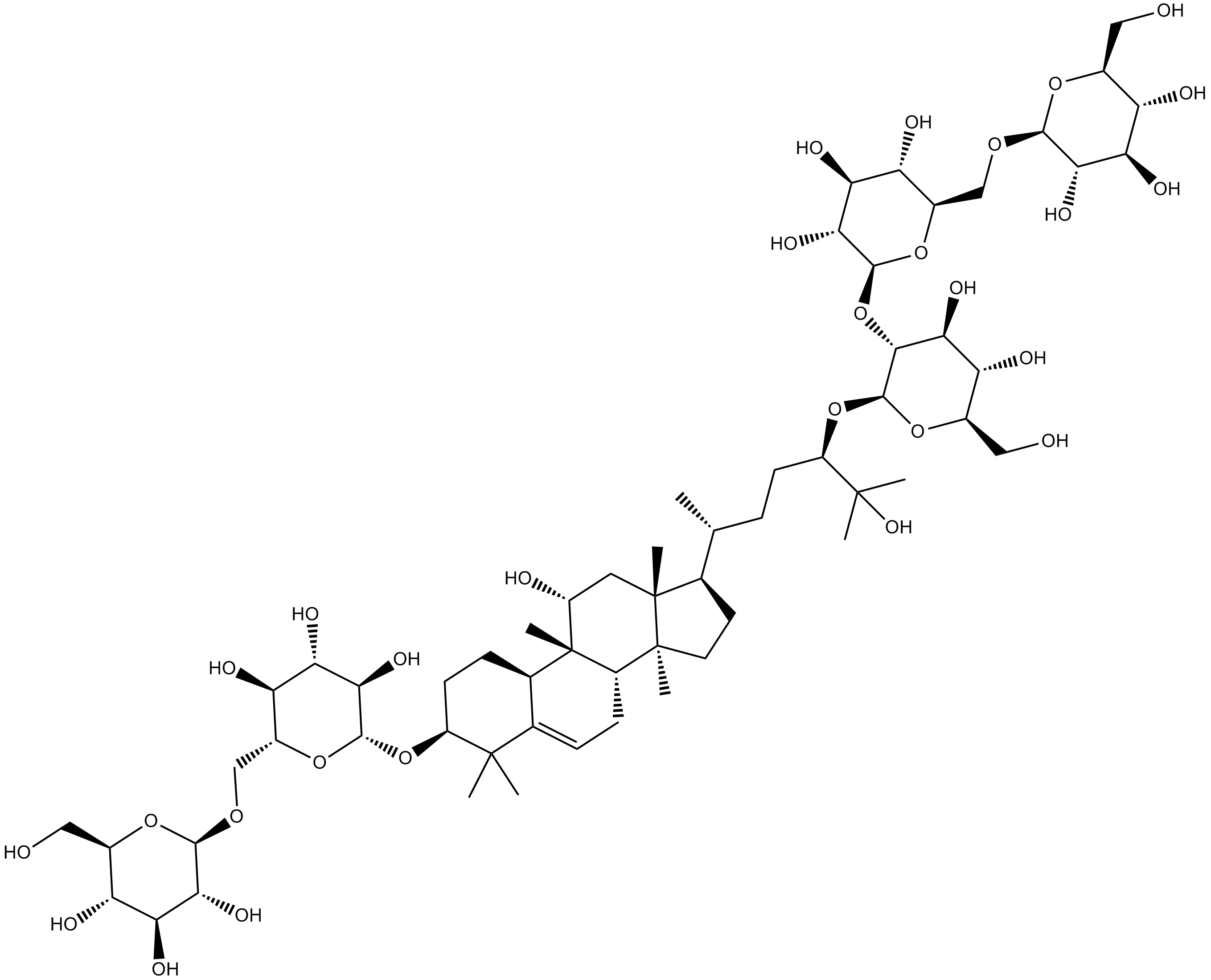isomogroside V Chemical Structure