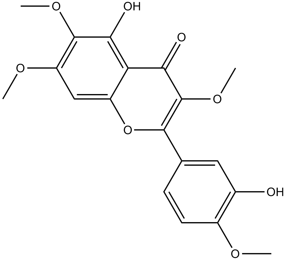 Vitexicarpin (Casticin) Chemical Structure