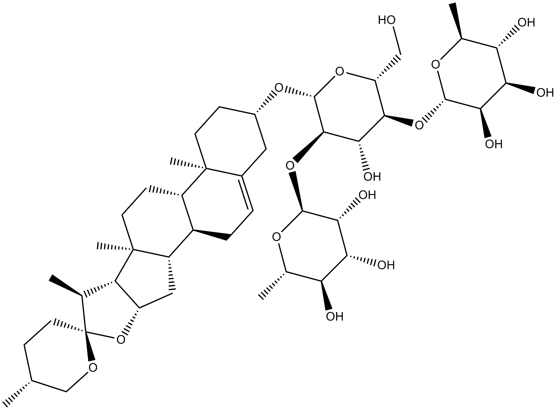 Dioscin Chemical Structure