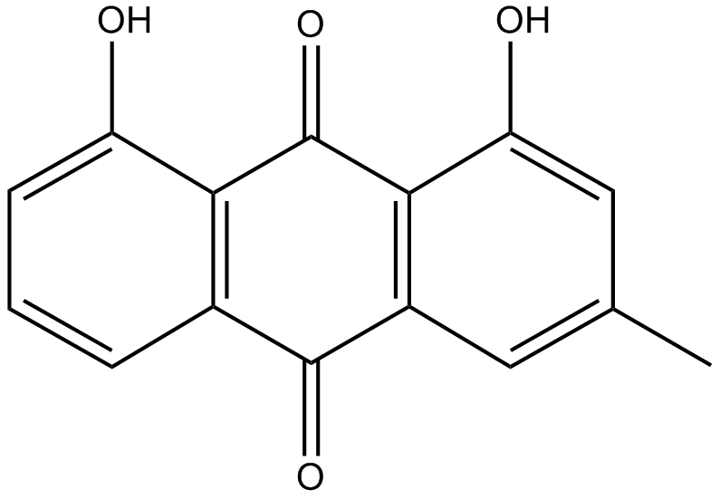 Chrysophanol Chemical Structure
