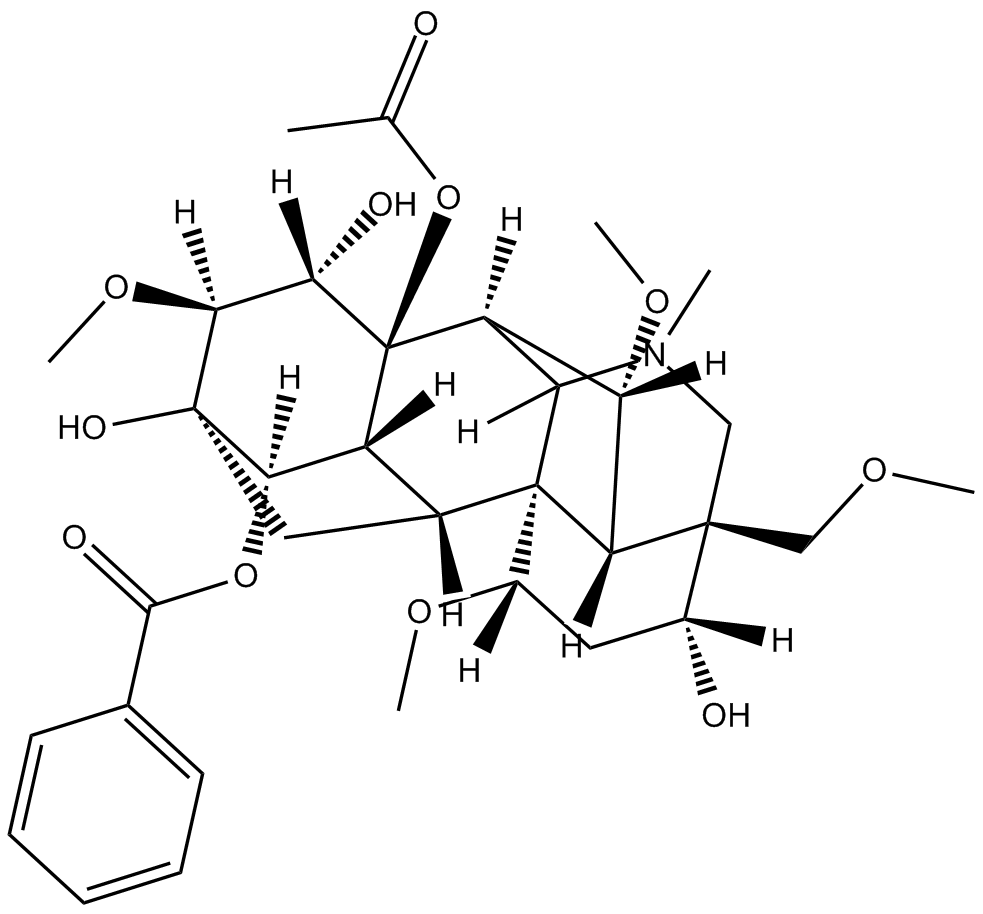 Mesaconitine Chemical Structure