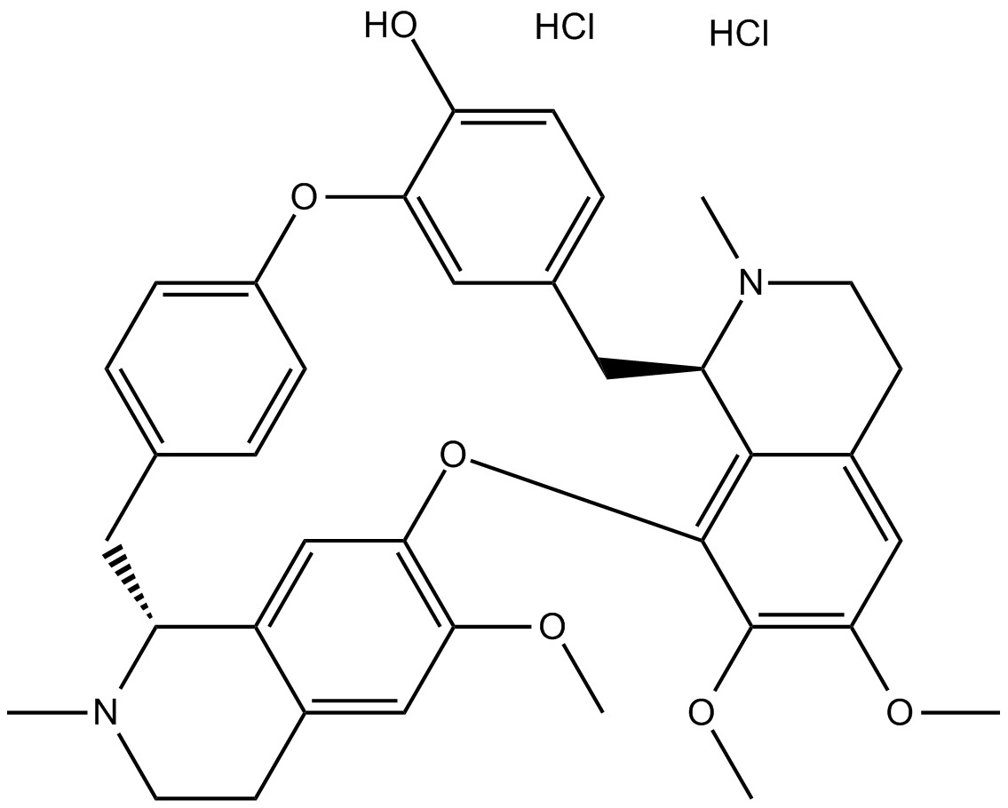 Berbamine hydrochloride Chemical Structure