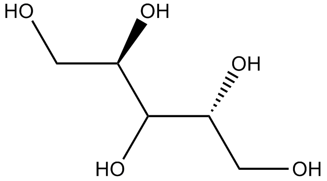 Xylitol Chemical Structure