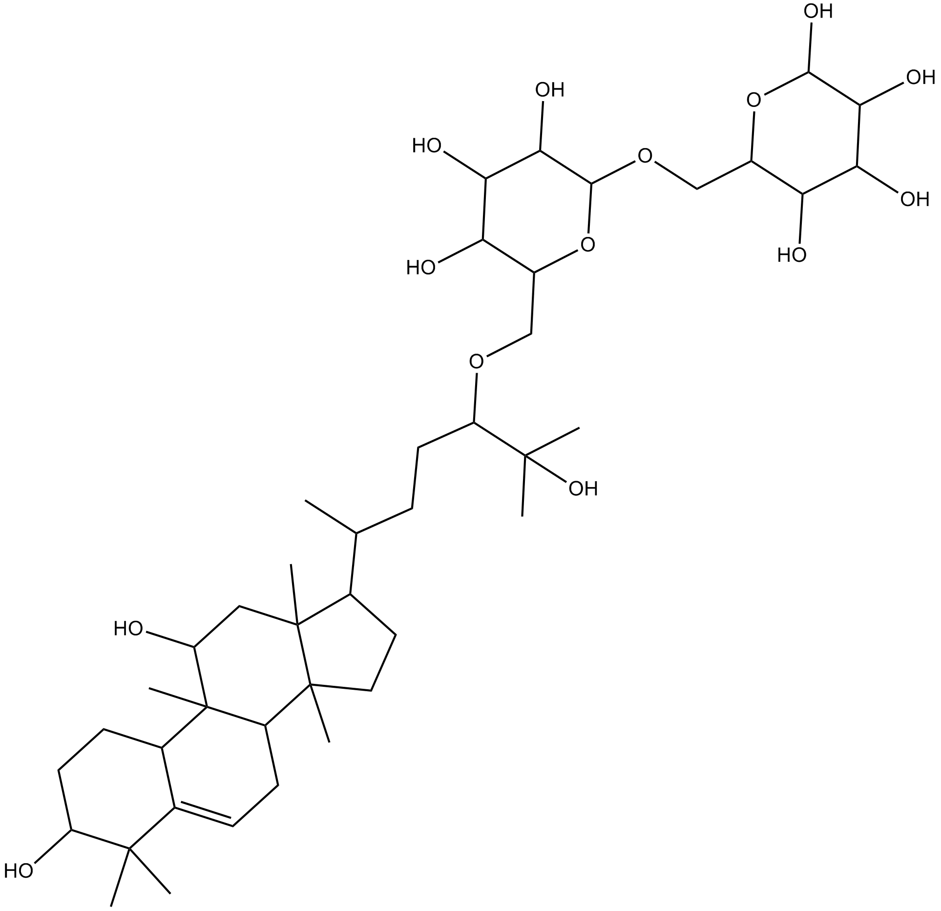 mogroside ⅢA1 Chemical Structure